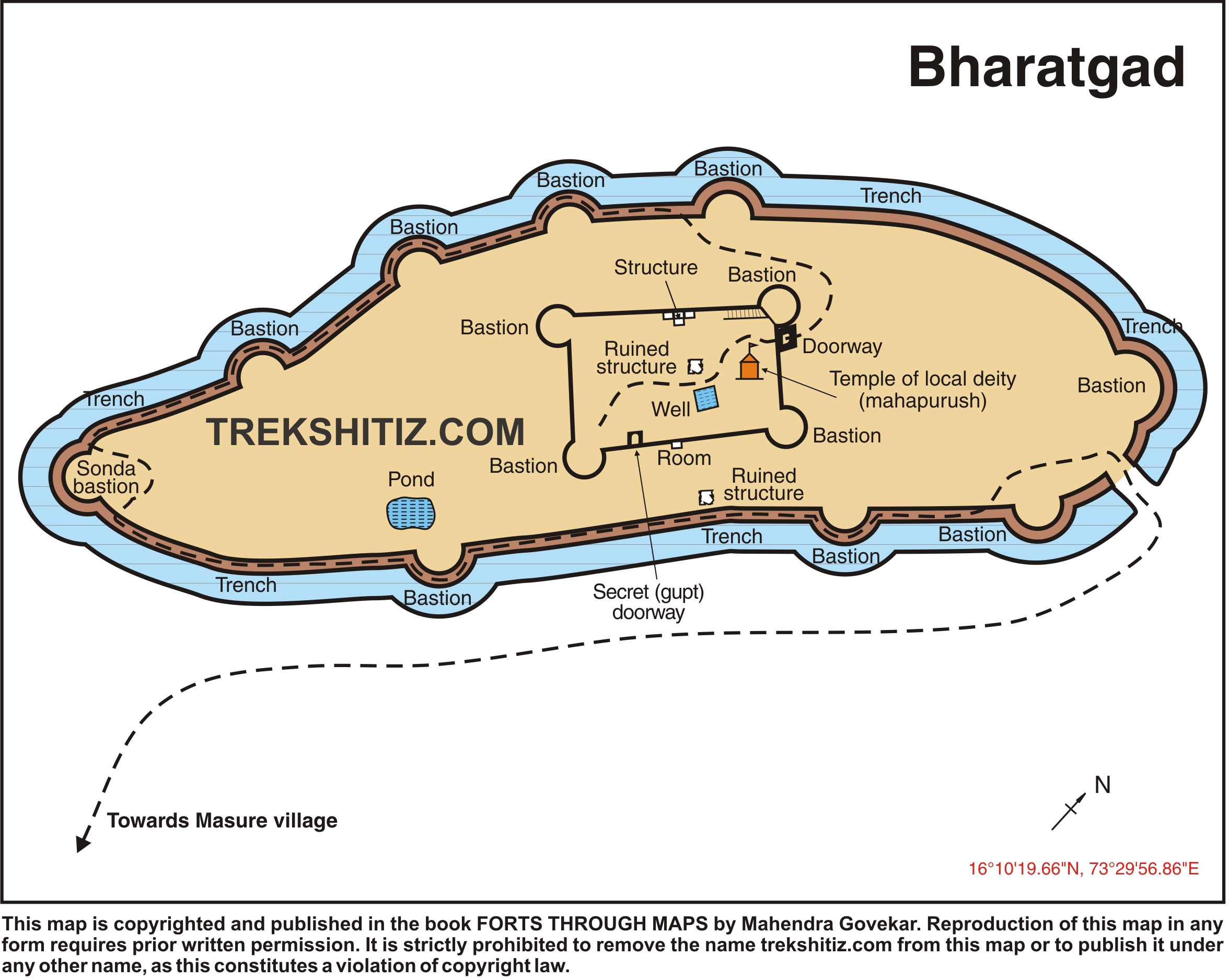 Bharatgad English Map